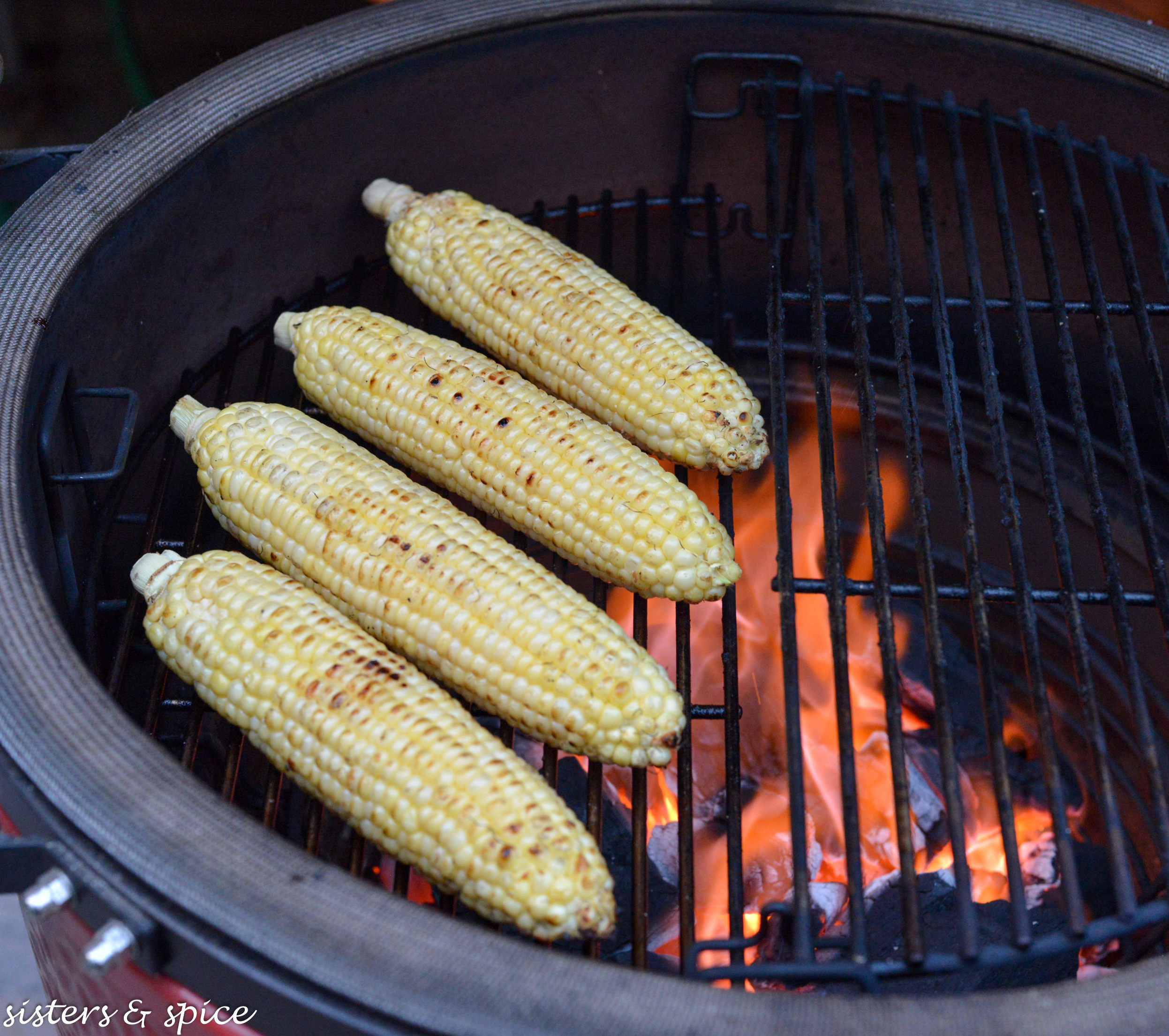 Grilled Corn Salad With Bacon And Feta - Sisters And Spice...and ...